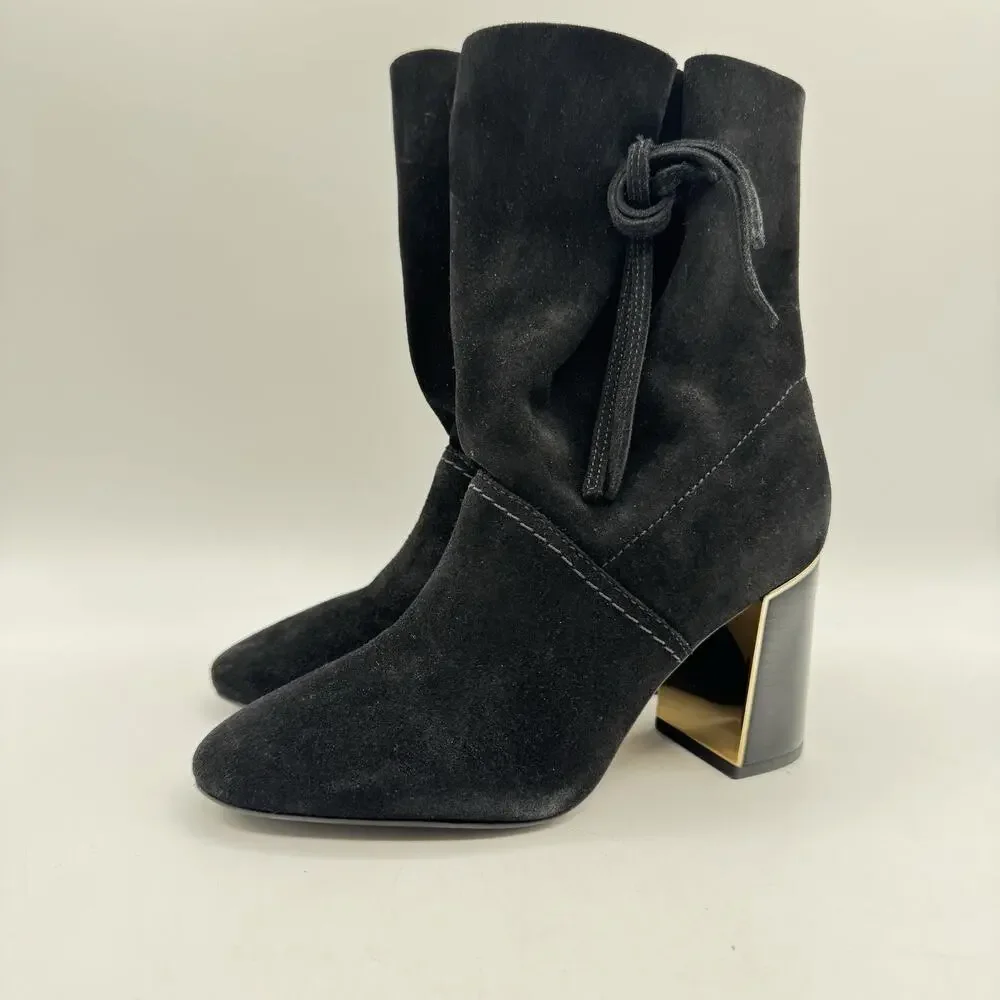 Tory Burch Womens Gigi Boot Black Size 6M, Tried On, Never Worn